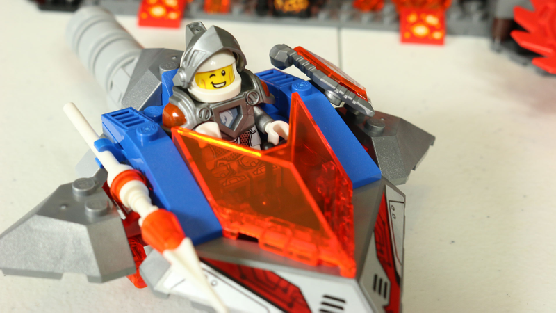 Illustration for article titled Toy Time Builds Lego Nexo Knights' Volcano Lair